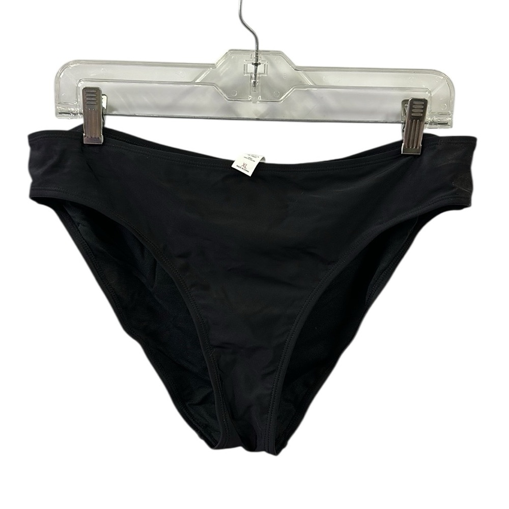 Black Classic Bikini Swimsuit Bottom Womens XL